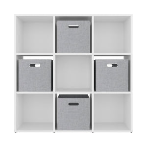 English Elm Brookfield 9 Cube Open Shelf Organizer Modern 3X3 Grid Storage for Any Room B128P611049