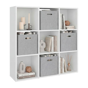English Elm Brookfield 9 Cube Open Shelf Organizer Modern 3X3 Grid Storage for Any Room B128P611049