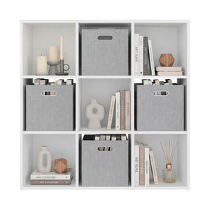 English Elm Brookfield 9 Cube Open Shelf Organizer Modern 3X3 Grid Storage for Any Room B128P611049