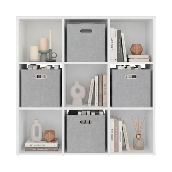 English Elm Brookfield 9 Cube Open Shelf Organizer Modern 3X3 Grid Storage for Any Room B128P611049