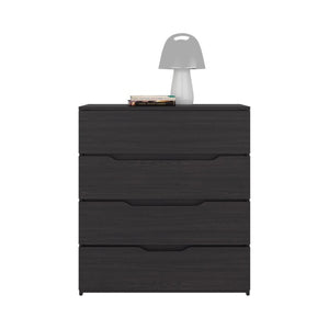 English Elm Arcadiaset of 2 Wenge Finish Dressers Modern Minimalist Bedroom Storage Pair B128S00287