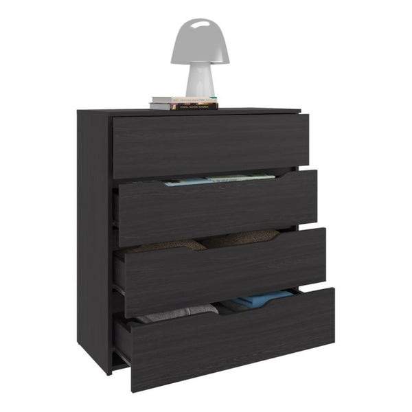 English Elm Arcadiaset of 2 Wenge Finish Dressers Modern Minimalist Bedroom Storage Pair B128S00287