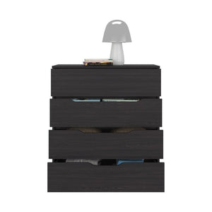 English Elm Arcadiaset of 2 Wenge Finish Dressers Modern Minimalist Bedroom Storage Pair B128S00287