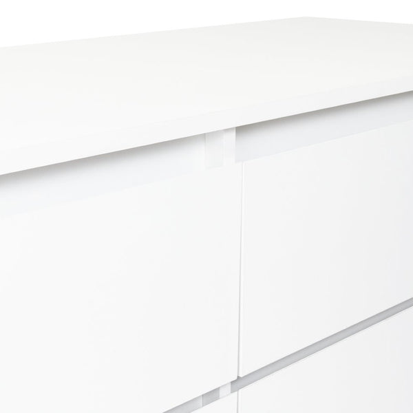 English Elm Olimpo Set of Two 6-Drawer Dressers with Metal Legs for Modern Bedroom Storage B128S00299