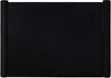 Elias Black Velvet Full Bed B1298Black-F Meridian Furniture