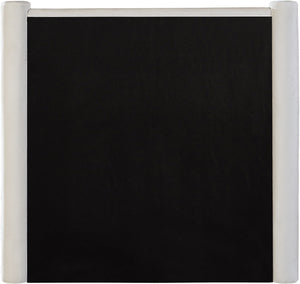 Elias Cream Velvet Twin Bed B1298Cream-T Meridian Furniture