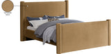 Elias Saddle Velvet King Bed B1298Saddle-K Meridian Furniture