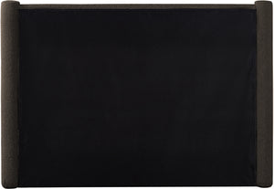 Elias Brown Boucle Fabric King Bed B1299Brown-K Meridian Furniture