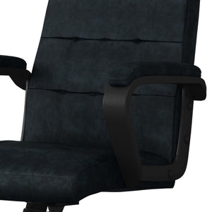 English Elm Brewer Tufted Faux Leather Swivel Chair with Adjustable Height for Home Office B136P159014