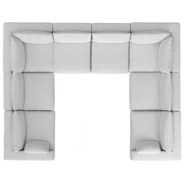 English Elm Jasmine U-shaped Modular Sectional with Performance Fabric for Large Living Rooms B136P199219