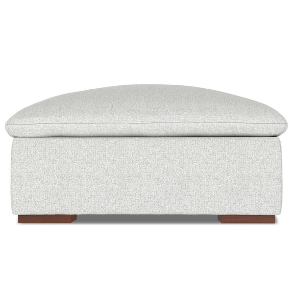 English Elm Jasmine Pillow Top Ottoman Upholstered in Performance Fabric for Modular Living B136P203421