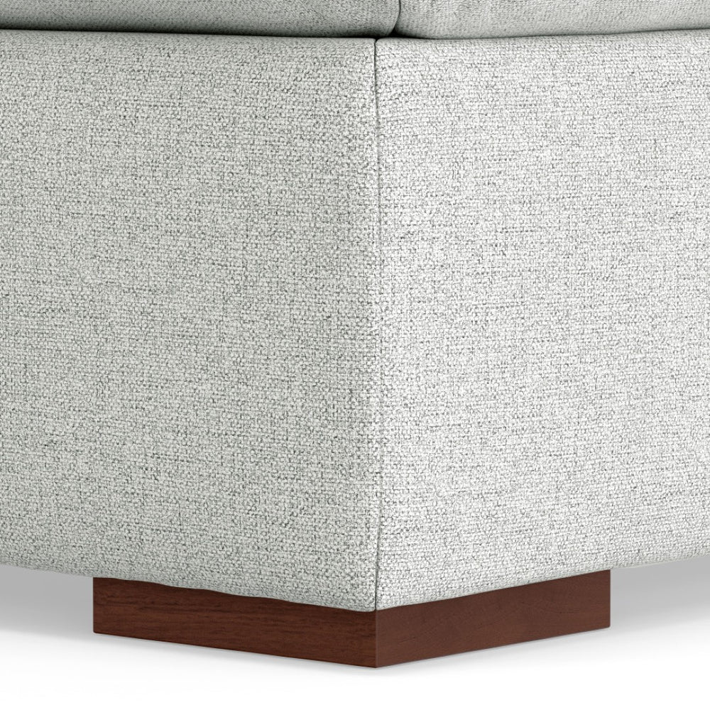 English Elm Jasmine Pillow Top Ottoman Upholstered in Performance Fabric for Modular Living B136P203421