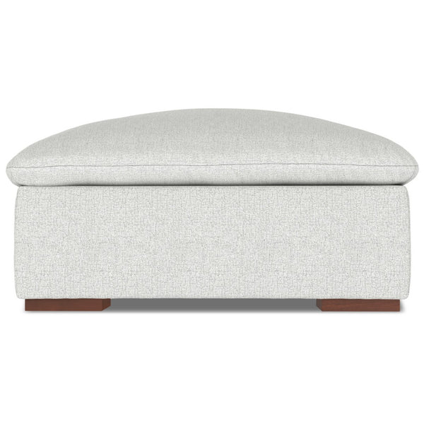 English Elm Jasmine Pillow Top Ottoman Upholstered in Performance Fabric for Modular Living B136P203421