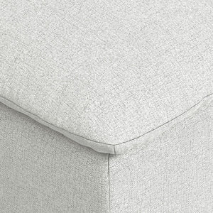 English Elm Jasmine Pillow Top Ottoman Upholstered in Performance Fabric for Modular Living B136P203421