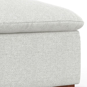 English Elm Jasmine Pillow Top Ottoman Upholstered in Performance Fabric for Modular Living B136P203421