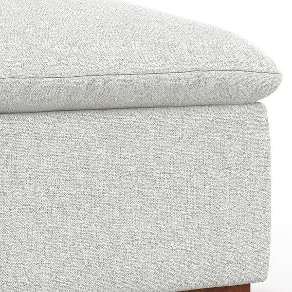 English Elm Jasmine Pillow Top Ottoman Upholstered in Performance Fabric for Modular Living B136P203421