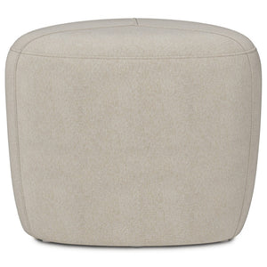 English Elm Moore Tufted Linen Look Square Ottoman Compact Accent Footstool for Living Room B136P203422