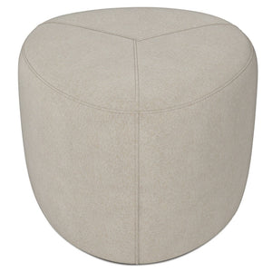 English Elm Moore Tufted Linen Look Square Ottoman Compact Accent Footstool for Living Room B136P203422