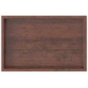 English Elm Gallagher Solid Mango Wood C Side Table with Black Metal Frame for Sofa or Bed B136P203462