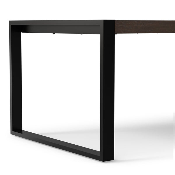 English Elm Mckenzie Solid Mango Wood Dining Table with Iron Legs Modern Industrial Style B136P266911