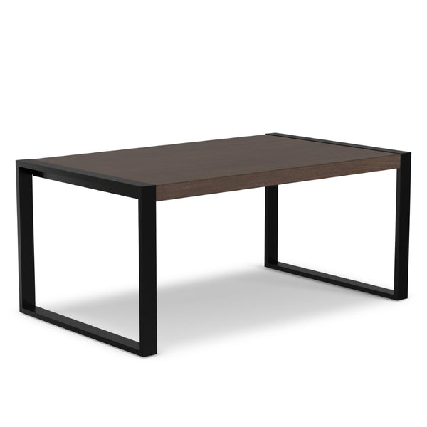 English Elm Mckenzie Solid Mango Wood Dining Table with Iron Legs Modern Industrial Style B136P266911