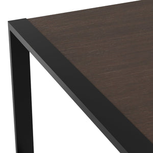 English Elm Mckenzie Solid Mango Wood Dining Table with Iron Legs Modern Industrial Style B136P266911