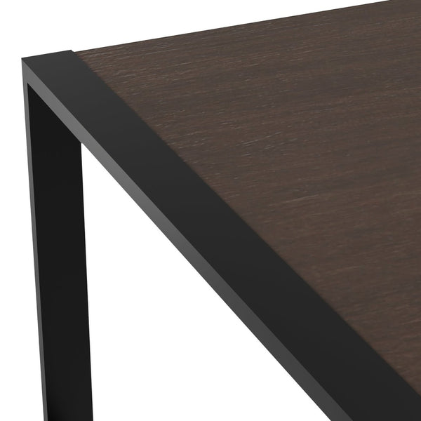 English Elm Mckenzie Solid Mango Wood Dining Table with Iron Legs Modern Industrial Style B136P266911