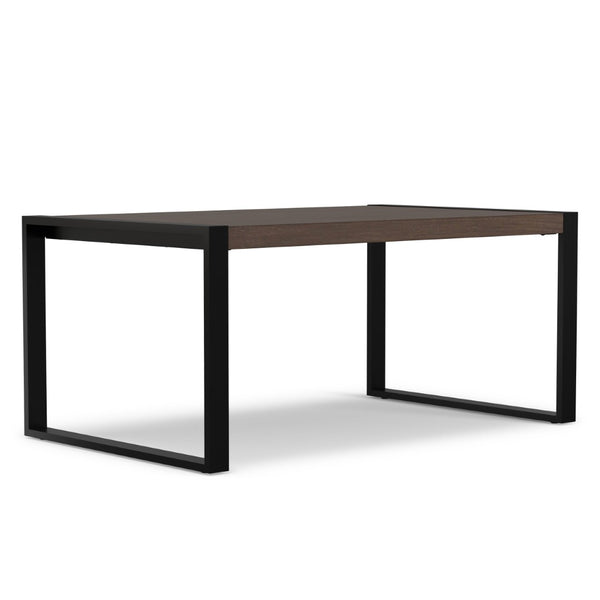 English Elm Mckenzie Solid Mango Wood Dining Table with Iron Legs Modern Industrial Style B136P266911