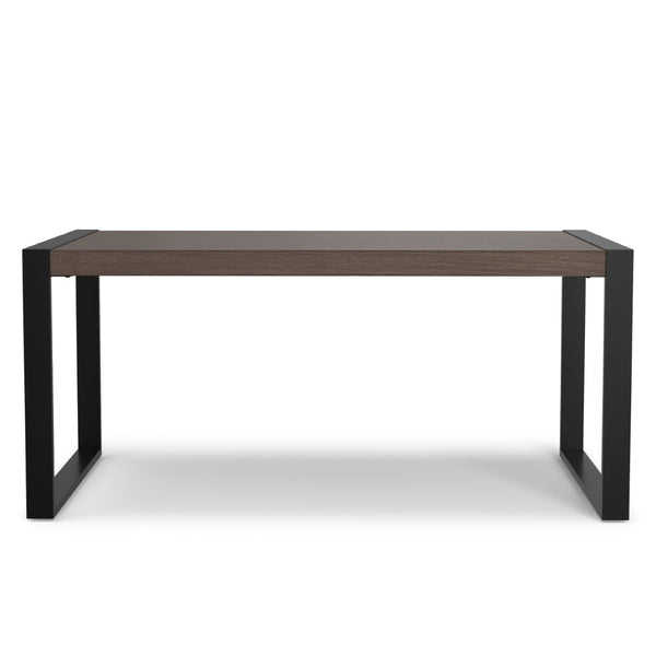 English Elm Mckenzie Solid Mango Wood Dining Table with Iron Legs Modern Industrial Style B136P266911