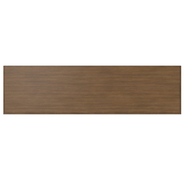 English Elm Connaught Solid Wood Buffet Cabinet Rustic Brown Raised Panel Doors Dining Storage B136P510692