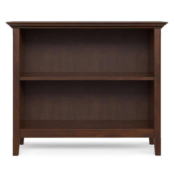 English Elm Amherst Two Shelf Solid Wood Bookcase with Tapered Legs for Living Room Display B136P515441