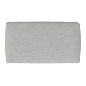 English Elm Milltown Compact Linen Upholstered Ottoman Bench for Bedroom Entryway or Reading Nook B136P515446
