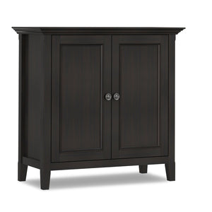 English Elm Amherst Solid Wood Storage Cabinet Hickory Brown Finish Transitional Style Two Doors B136P515447