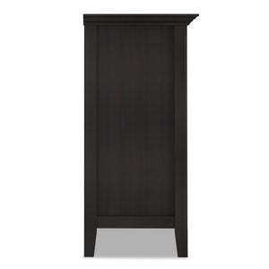 English Elm Amherst Solid Wood Storage Cabinet Hickory Brown Finish Transitional Style Two Doors B136P515447