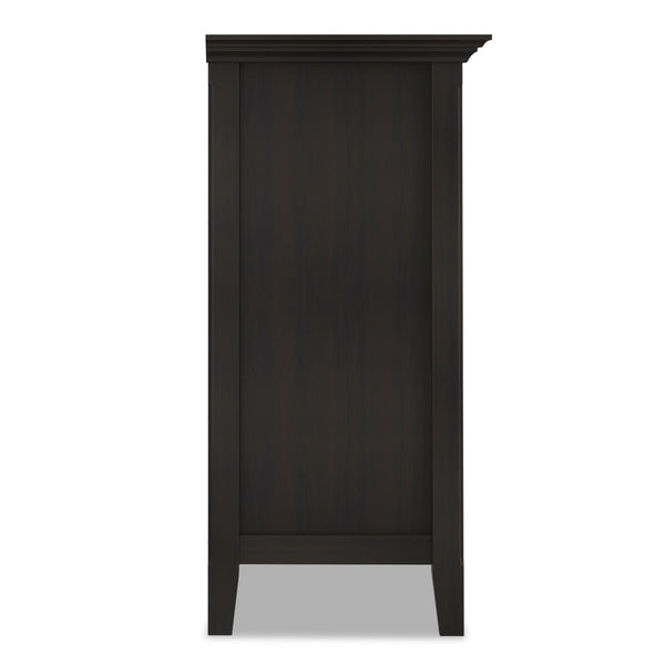 English Elm Amherst Solid Wood Storage Cabinet Hickory Brown Finish Transitional Style Two Doors B136P515447