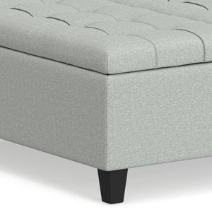 English Elm Harrison Tufted Storage Ottoman Lift Top Coffee Table for Living Room Decor B136P515448