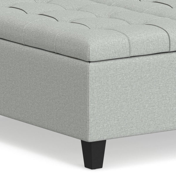 English Elm Harrison Tufted Storage Ottoman Lift Top Coffee Table for Living Room Decor B136P515448