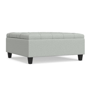 English Elm Harrison Tufted Storage Ottoman Lift Top Coffee Table for Living Room Decor B136P515448