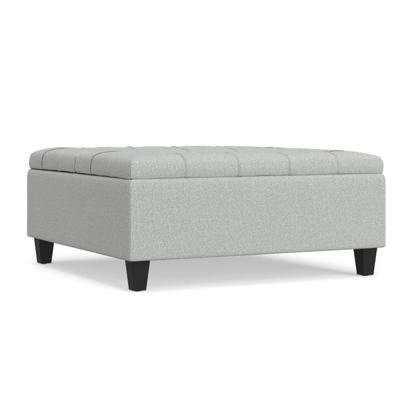 English Elm Harrison Tufted Storage Ottoman Lift Top Coffee Table for Living Room Decor B136P515448