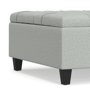 English Elm Harrison Tufted Storage Ottoman Lift Top Coffee Table for Living Room Decor B136P515448