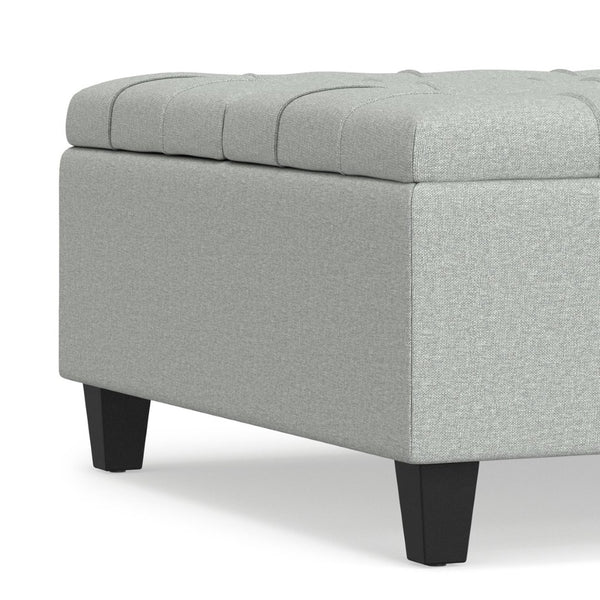 English Elm Harrison Tufted Storage Ottoman Lift Top Coffee Table for Living Room Decor B136P515448