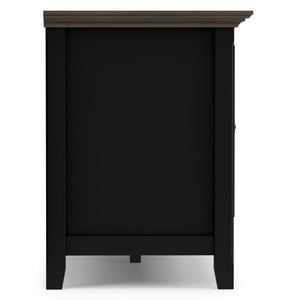 English Elm Amherst Pine Wood TV Console with Cabinet Doors and Drawers for Living Room B136P515449