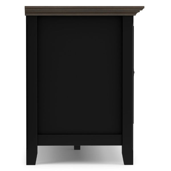 English Elm Amherst Pine Wood TV Console with Cabinet Doors and Drawers for Living Room B136P515449