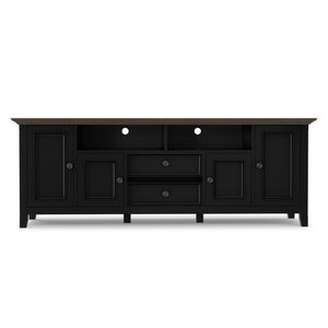 English Elm Amherst Pine Wood TV Console with Cabinet Doors and Drawers for Living Room B136P515449