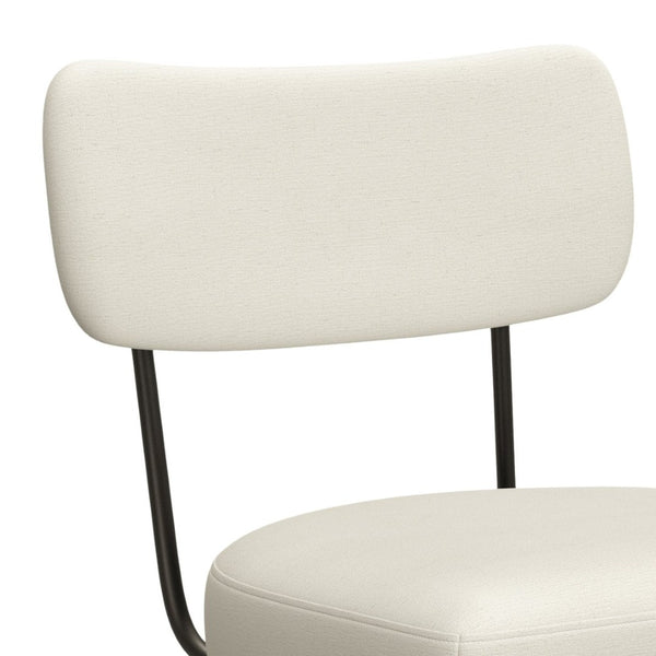 English Elm Giselle Upholstered Swivel Barstools Set of 2 with Foam Padded Seat for Kitchen Island B136P529271