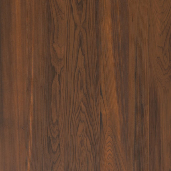 English Elm Hunter Walnut Veneer Sideboard with Hairpin Legs and Concealed Storage for Dining Rooms B136P529275