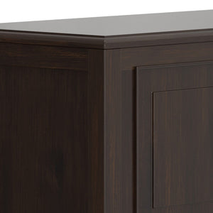 English Elm Connaught Solid Wood British Colonial Storage Trunk Bench for Entryway or Living Room B136P529278