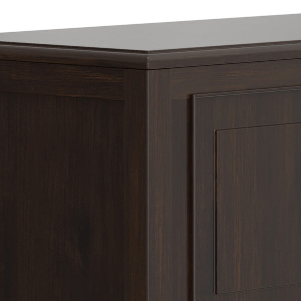 English Elm Connaught Solid Wood British Colonial Storage Trunk Bench for Entryway or Living Room B136P529278