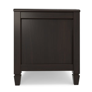 English Elm Connaught Solid Wood British Colonial Storage Trunk Bench for Entryway or Living Room B136P529278