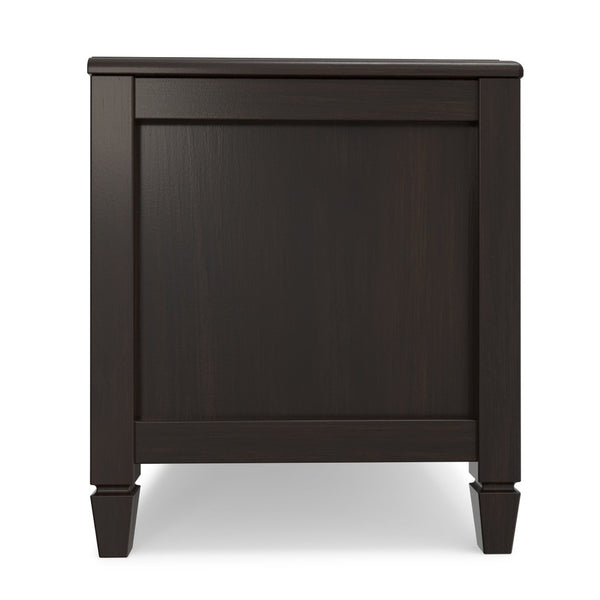 English Elm Connaught Solid Wood British Colonial Storage Trunk Bench for Entryway or Living Room B136P529278